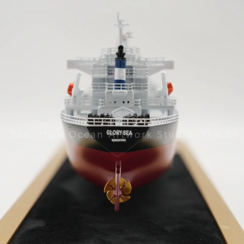 Highly simulated bulk carrier model displays professional shipbuilding model details and complete parts of a ship model.It accurately restores boat draft model data and standard ship measurements model, showing real marine vessel structures.Crafted with fine workmanship and premium materials, it serves as ideal exhibition display, teaching aid, office ornament and maritime business gift.We support custom colors, logos and scales. As a reliable manufacturer, we provide stable quality and bulk customization for shipping companies and maritime institutions.Amber@vesselmodel.com Tel: +86 18038048785