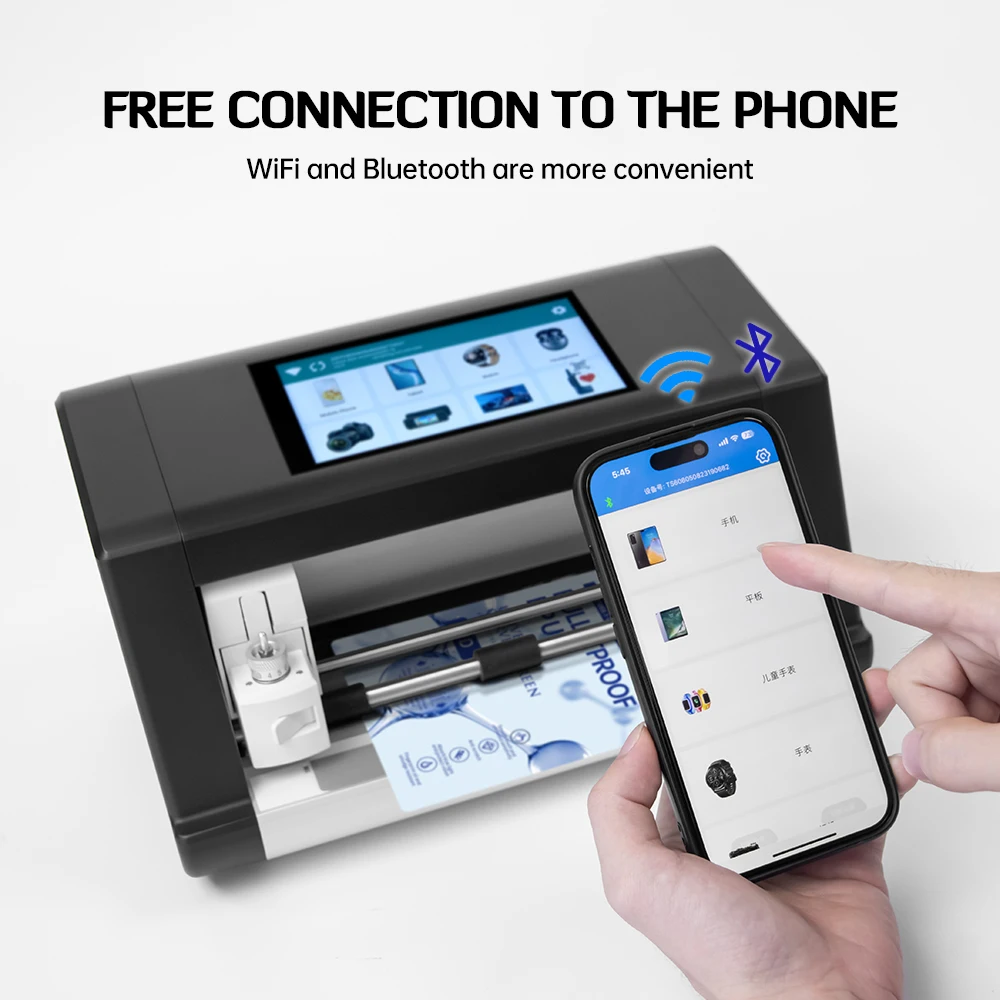 Unlimited Custom Maquina Hidrogel Mini Screen Protector Tpu Hydrogel Film Sheet Skin Sticker Cutting Machine