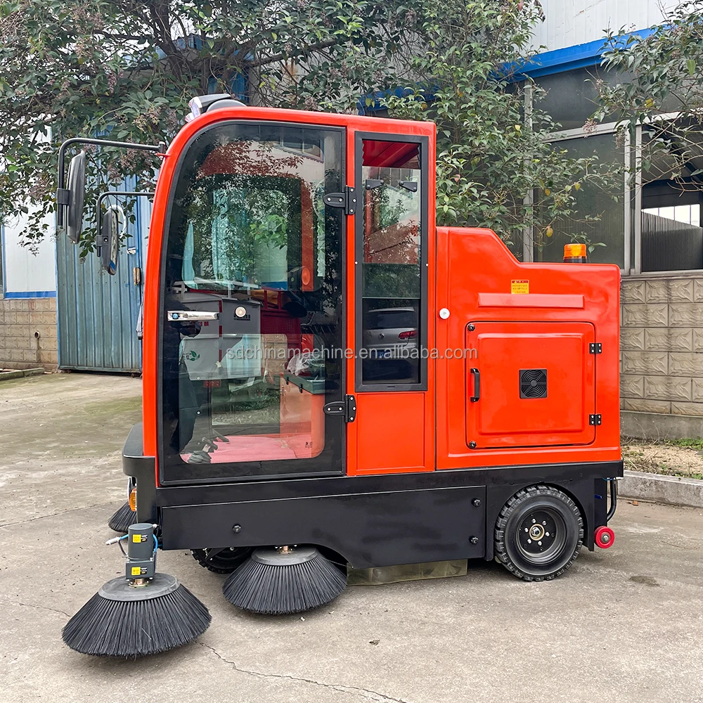 Ride On Road Floor Sweeper Street Cleaner Industrial Vacuum Sweeper