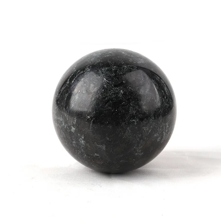 汇英天然制造天然黑色大理石水晶球石英球雕像雕刻艺术出售- Buy 松散的