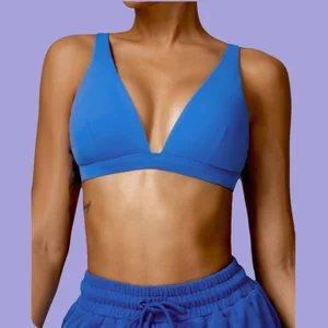 Deep V Quick Dry Sports Bras Backless Hollow High Strength Push-up Beauty Yoga Sports Bra with Breathable Feature