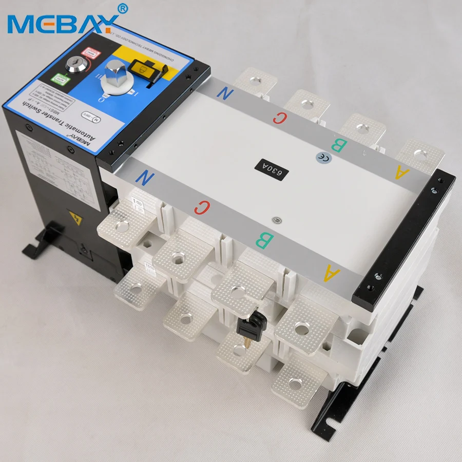 MEBAY 630A ATS Generator Controller Auto Change Over Switch  630A 4 Pole MBSI-630GA