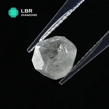 uncut rough White diamond price per carat HPHT CVD big size synthetic rough diamond