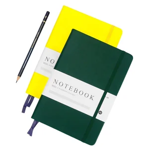 Factory Wholesale Custom Logo  A5 With Elastic Strap Pu Journal Diary Notebook Notepad Note Book PU Leather Notebook