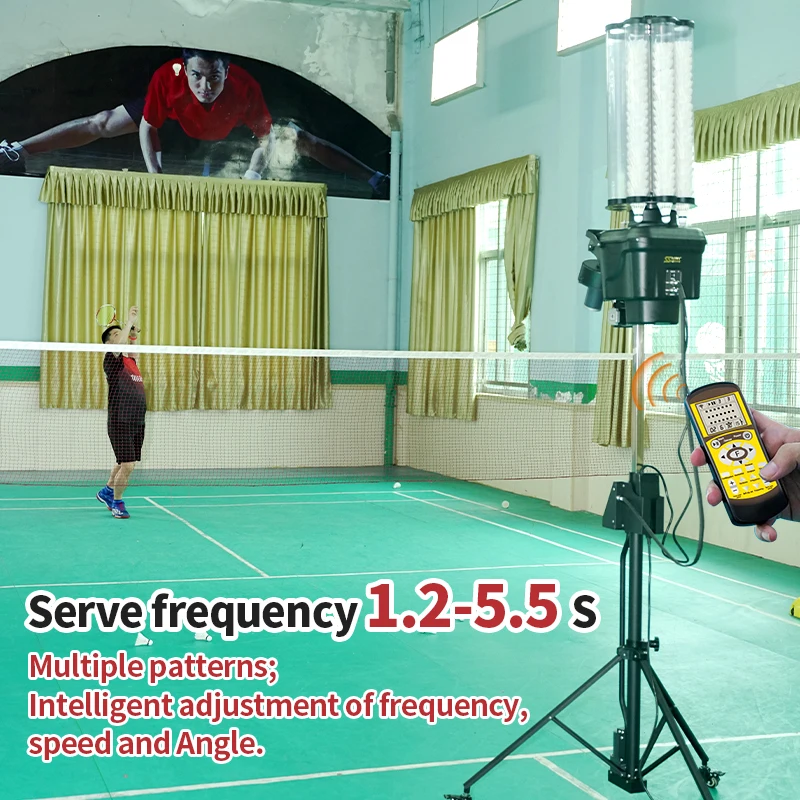 S4025A APP Control Best Shuttlecock Machine Badminton Shuttlecock  Throwing Machine for Beginners