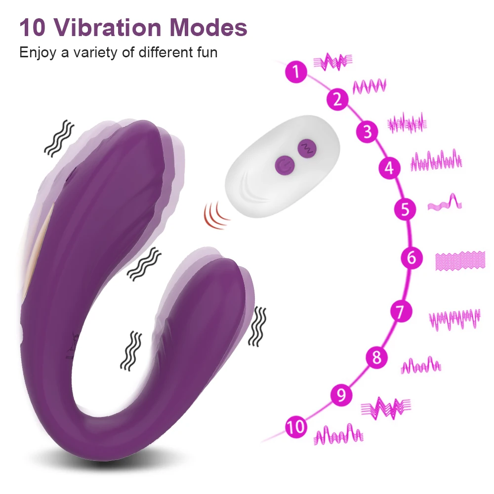 ALWUP Ferngesteuerte Vibratoren mit 10 Vibrationsmodi fr Klitoris-Massage,  Fernbedienung Erotikspielzeug fr Erwachsene