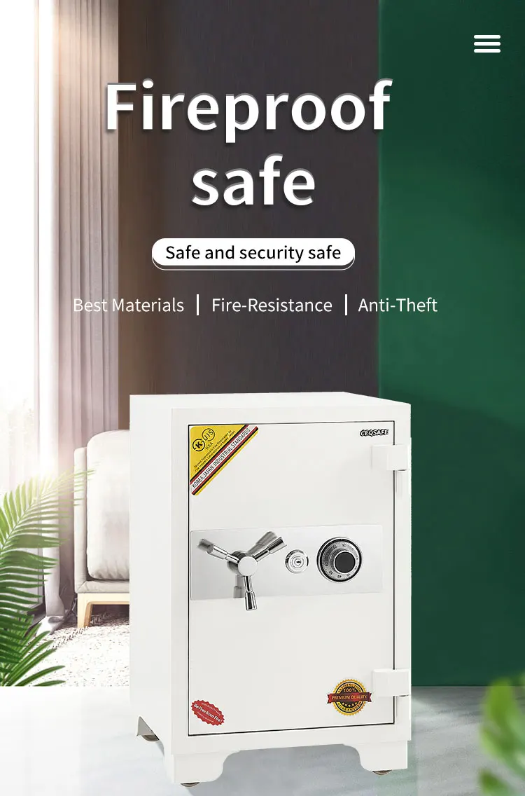 CEQSAFE Electronic Wall Anti-theft Deposit 4 Wheels Combination Lock Fireproof Safe Box for Money manufacture