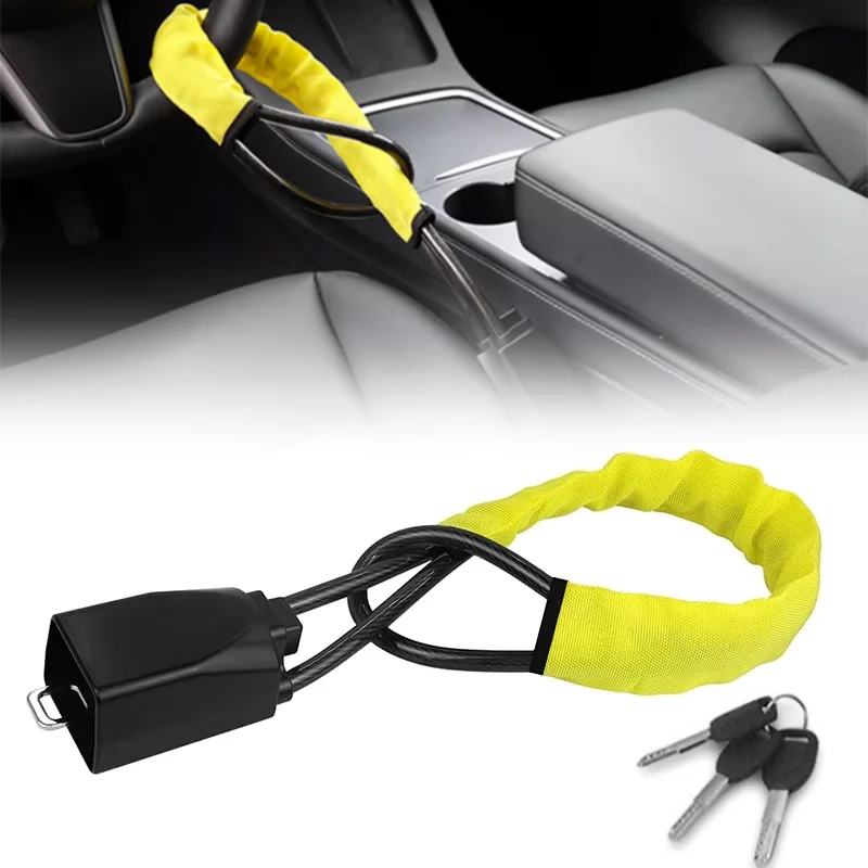 Universal Anti Theft Car Device Lock Car Theft Prevention Steering ...