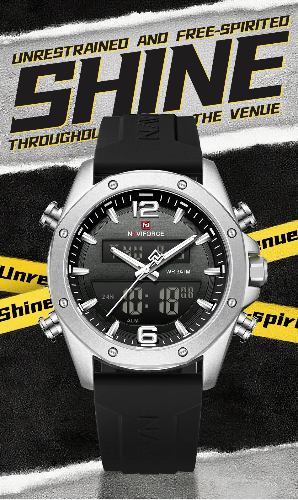 Naviforce 9264T Men’s Watch description image