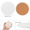 White Matte Round