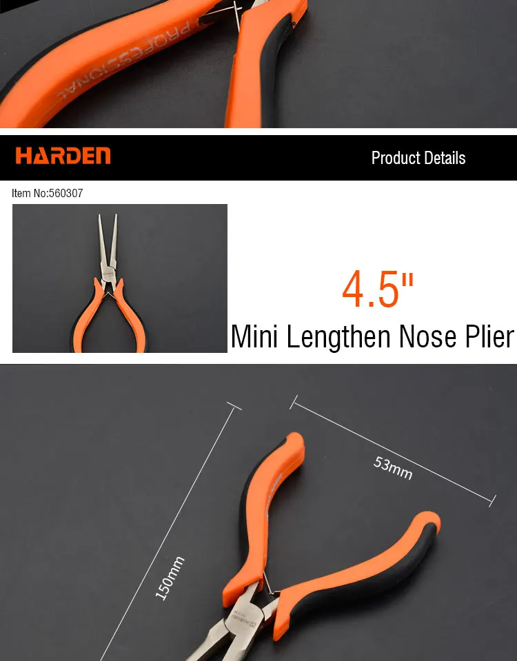 Multi-function Professional Fine Carbon Steel 4.5'' Lengthen Mini Needle Nose Plier