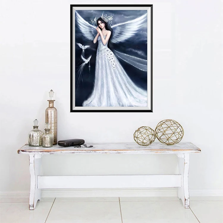 Adult Moon & Diamond Art Set, Love & Flower Diamond Painting Set, Diy 5d  Full Diamond Painting Kit For Home Decoration Picture Crystal Art Jewel Art