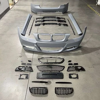 for bmw 3 Series E90 05-08 Mt Style Body Kit Upgrade Automotive Exterior Parts with Front & Rear Bumper side skirts