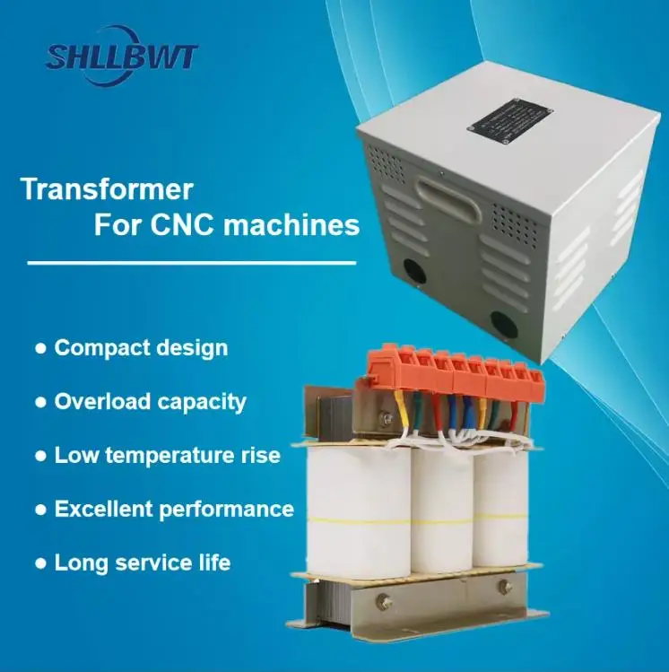 Factory Selling Dry Type Isolation Transformer 10KVA 3 Phase Step up Transformer 208V 220V to 380V 480V
