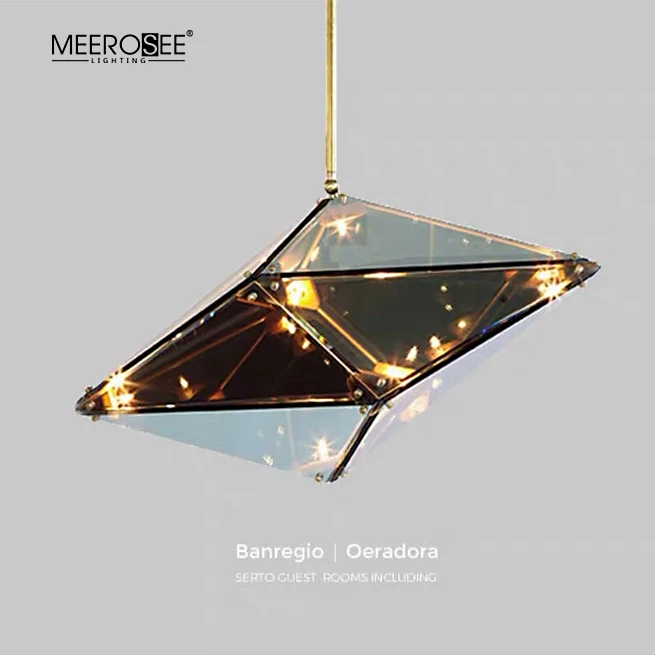 Meerosee Modern Custom Kitchen Pendant Lamp Small Suspension Light for Dinning Cafe Restaurant MD86774