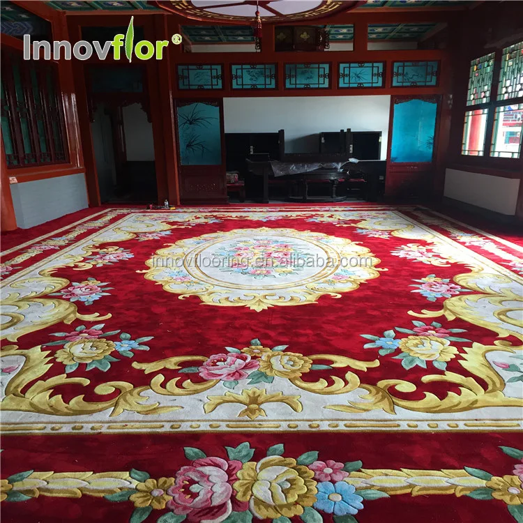 Extra Large Rugs Embossed Discount Dinning Modern Dining Living Room Design Factory Price Wool Large Area Rug