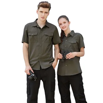 custom workwear china factory matching shirt and pants work uniform with cheap price