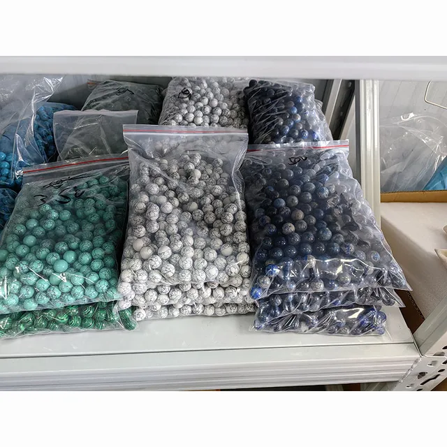 16Mm non-porous round beads on sale, natural crystal handicrafts, home decoration gifts