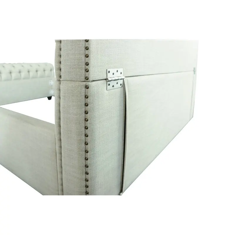 Folding Bedhead King Size Upholstered Beds Bedroom Sets Bedroom Furniture Tufted Wooden Bed