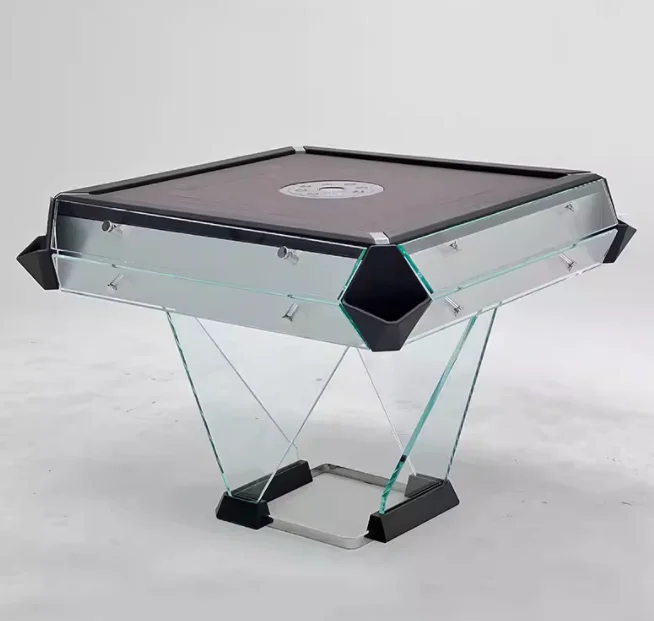 Полностью Автоматическая высококлассная машина для Маджонга с уникальным дизайном стекла домашних развлечений