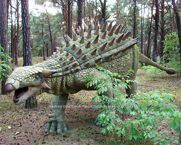 Dino Forest Park Products Animatronic Dinosaur Realistic Dinosaurs Animatronic Model Saichania