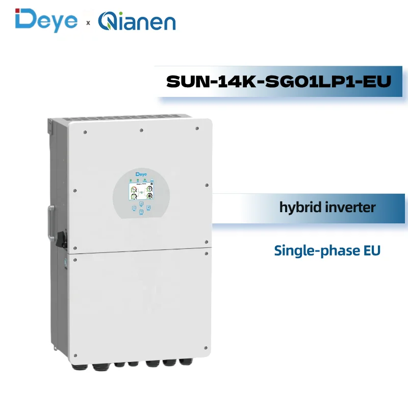 product for deye sun 14k sg01lp1 eu high quality single phase hybrid solar inverter for home use-1