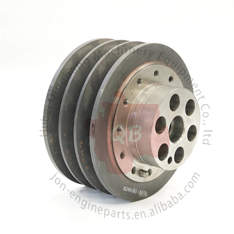 Spare Parts Power Generator China Cummins QSK23 Crankshaft Pulley 4095677