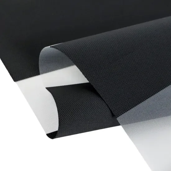 425GSM 100% Polyester Zebra Blinds Fabric with 100% Blackout for French Windows