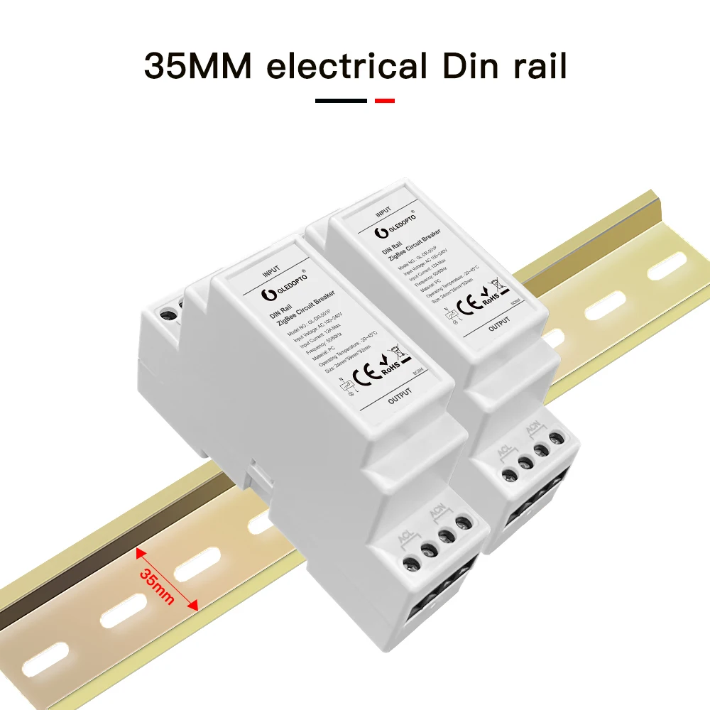 Gledopto Zigbee Din Rail Circuit Breaker App Control Smart Breaker For ...