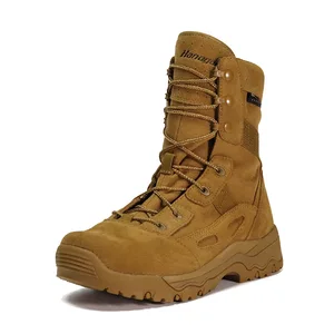 ODM OBM Custom Factory Durable Leather Nylon Arch Support Tactical Combat Boots