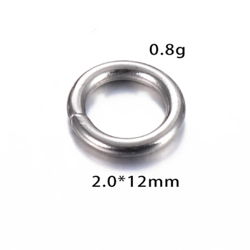 102050pcs Seamless Tippet Rings For Fly Fishing Leaders 2mm Strong Stainless Steel, Anti Rust And Stealthy (20pcs