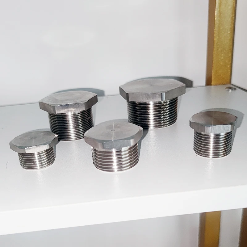 NPT Metric G IP66 Brass Stainless Steel Waterproof Explosion Proof Metallic Blind Plug M75 Size Threaded Stopping Plug