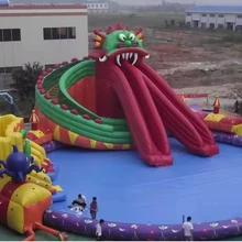 inflatables water park aqua park equipment water slide pool inflatable land water park