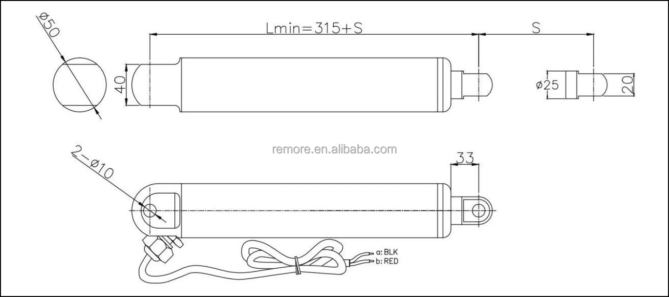 24v 12v Actuador Lineal Linear Actuator For Caravan Buy Linear