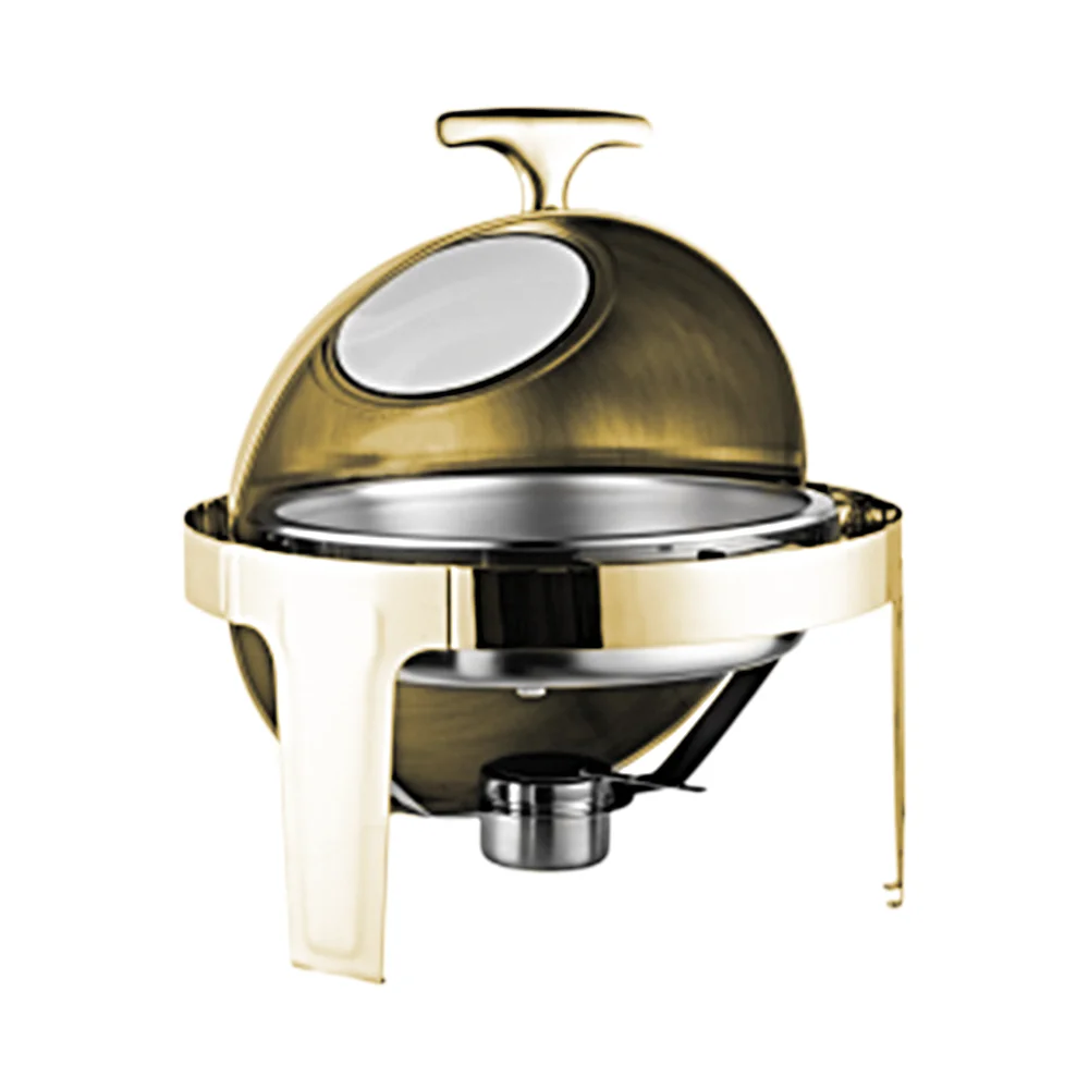 Low Price Electric Heating Stainless Steel Buffet Stove With Glass