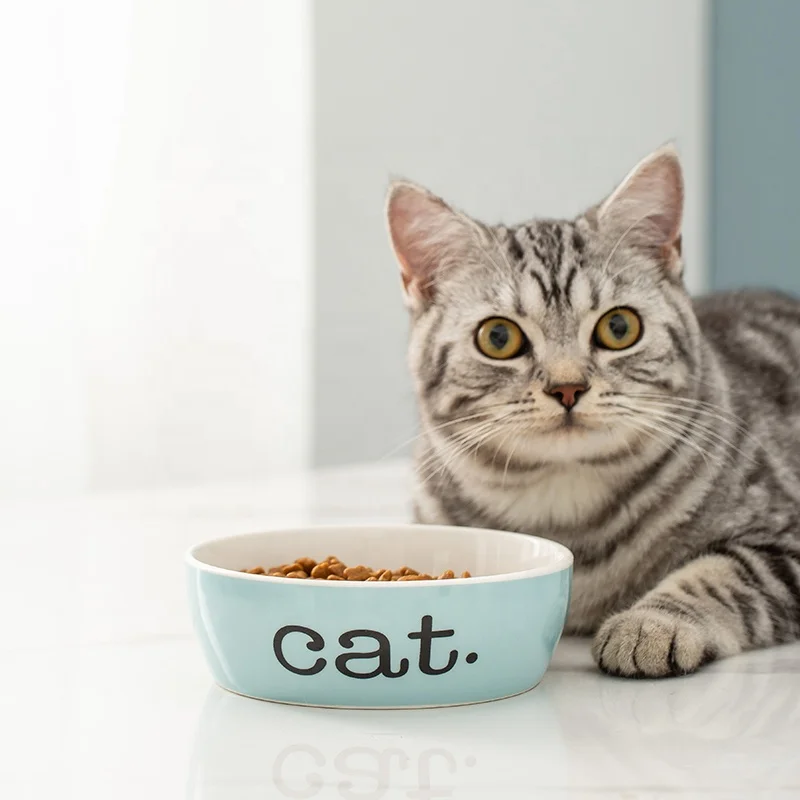 Ceramic Cheap Pet Cat Dog Feeder Bowl Cat Dog Puppy Bowl