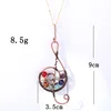 Note in rame rosso (3,5*9 cm) - senza catena