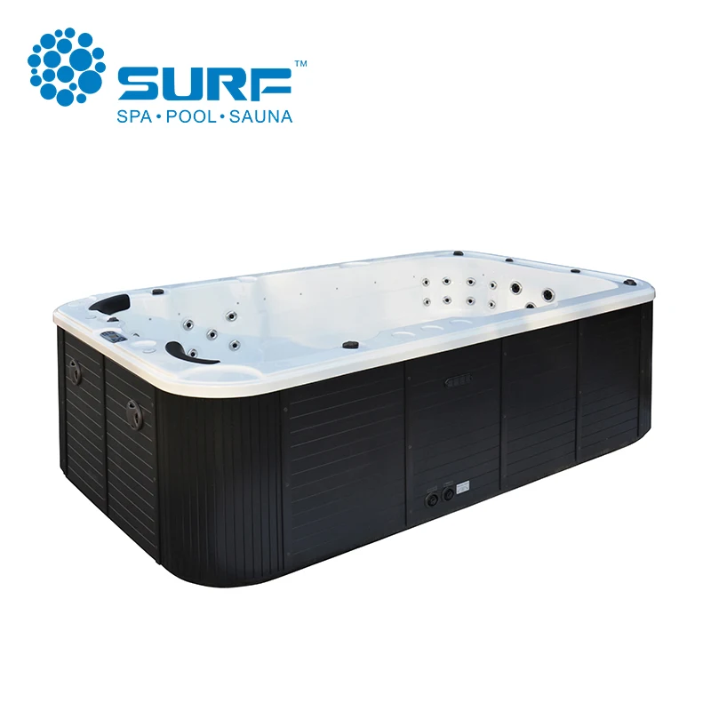 Wholesale Container Shipping Outdoor Swimming Pool Endless Acrylic Swim Spa