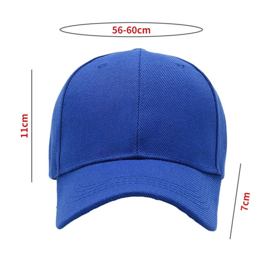 Ff834 Wholesale Customized 6 Panel Plain Sports Cap Adjustable Cotton