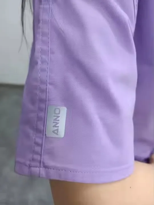 Custom Unisex Professional Hospital Uniform Set Fashionable Cotton Scrubs Woven Fabric Shorts Tops High Design for Nursing