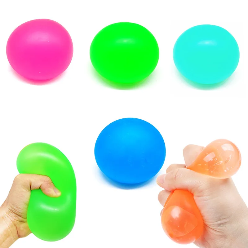 Stress Ball Soft Hot Sale Tpr Anti Squishy Ball Relief Custom Stress 