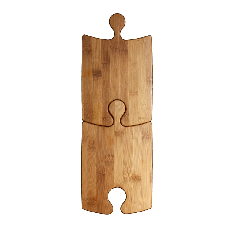 Eco-friendly Bamboo Wine Plates with Glass Holder Cheese Charcuterie Boards Appetizer Serving Platters for Parties