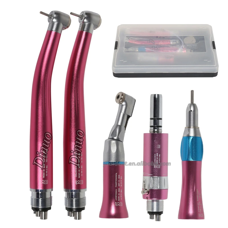 EX203C High-Speed Dental Handpiece kit with Low-Speed Turbine for Pana Max Push Button Kit for Dentist Polishing Tool