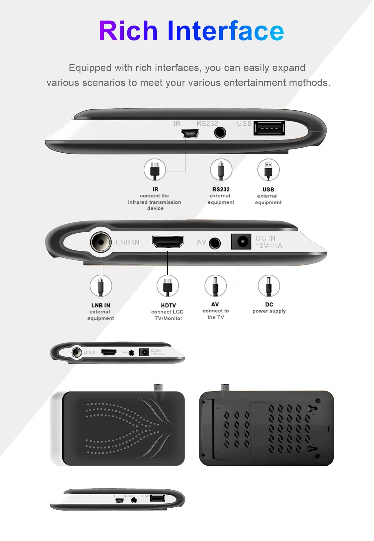 product dvb s2 h264 gx6605s fta stb tv digital tuners iptv set top box dvb s2 satellite receiver wifi decoder iptv subscription-57