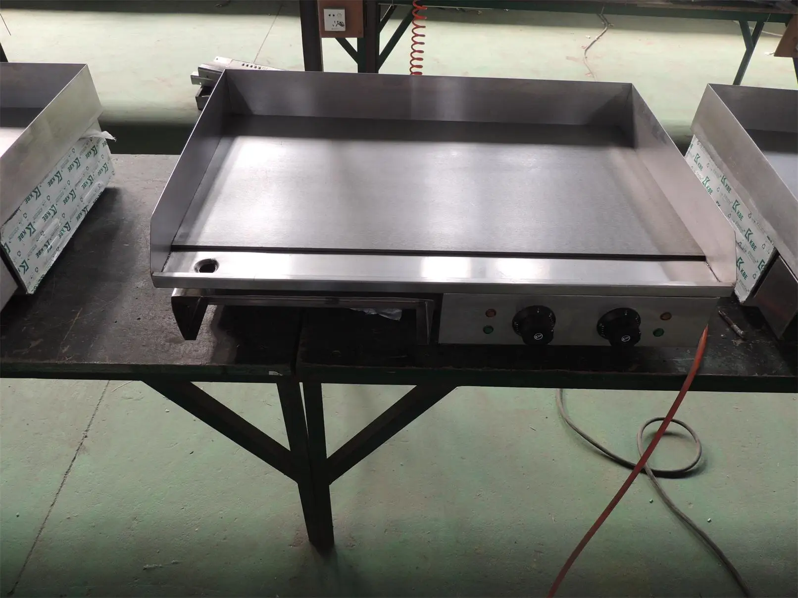 Commercial Induction Counter Top Electric Flat Cast Iron Griddle Buy