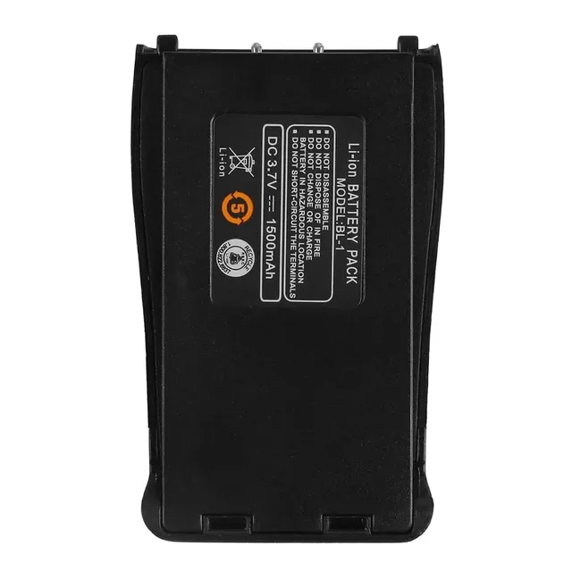 BL-1 1500mAh 3.7V Black Li-ion Battery for Baofeng BF-888S/BF-88A/BF-88E Replacement Walkie Talkie Battery