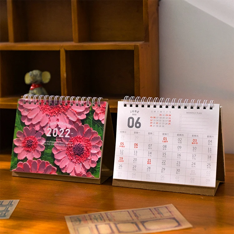 Promotional 2023 Wire O Wall Calendario Weekly Daily Advertising