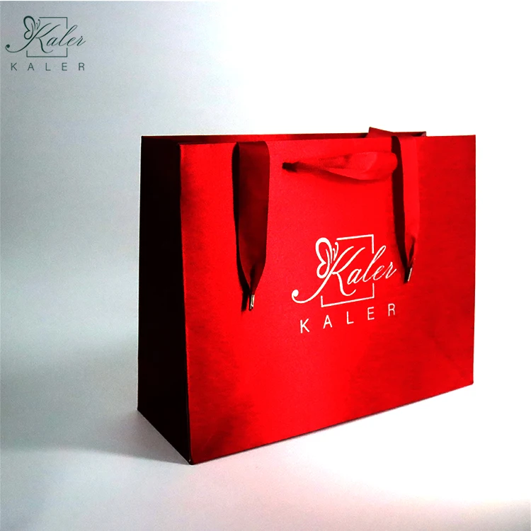 Renaissance Kangoeroe Achteruit Quality Shiny Silk Material Paper Bag Packaging Custom Sliver Brand Printed  Thick Luxury Gift Shopping Red Paper Bag - Buy Custom Printed Luxury Gift  Paper Shopping Bag,Thick Luxury Paper Bag,Custom Brand Paper