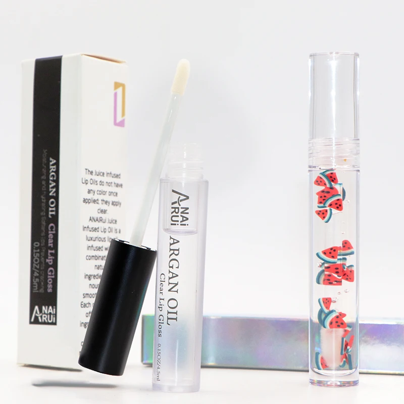 Частная этикетка прозрачный блеск для губ прозрачная зеркальная поверхность воды блеск для губ увлажняющий веганских материалов, фруктовый блеск для губ