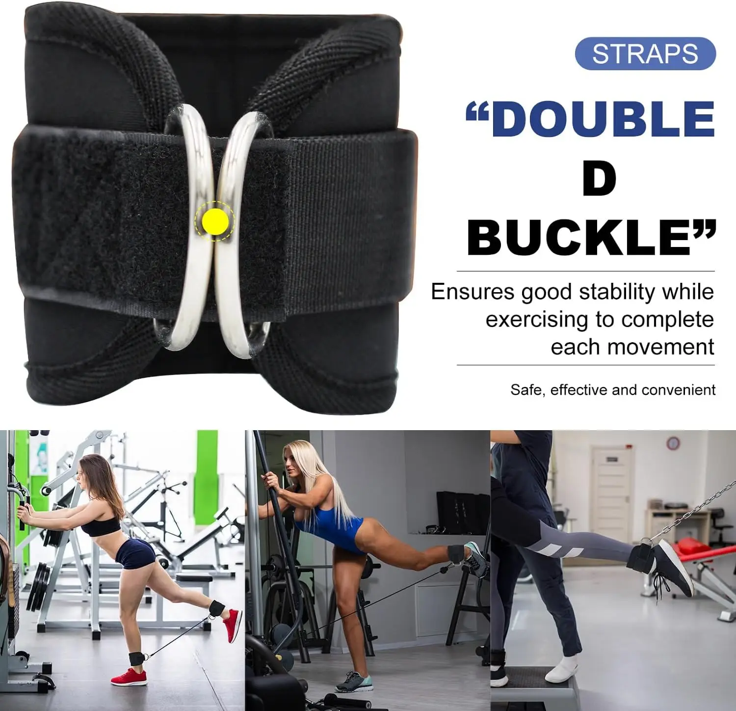 Mr Ankle Resistance Bands With Cuffs Glutes Workout Home & Gym Workout